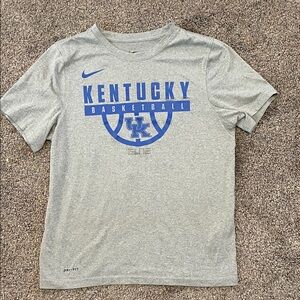 Nike Kids Gray Kentucky Basketball Tee